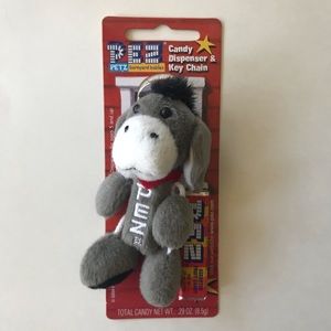 PEZ PETZ Barnyard Babies Keychain Donkey